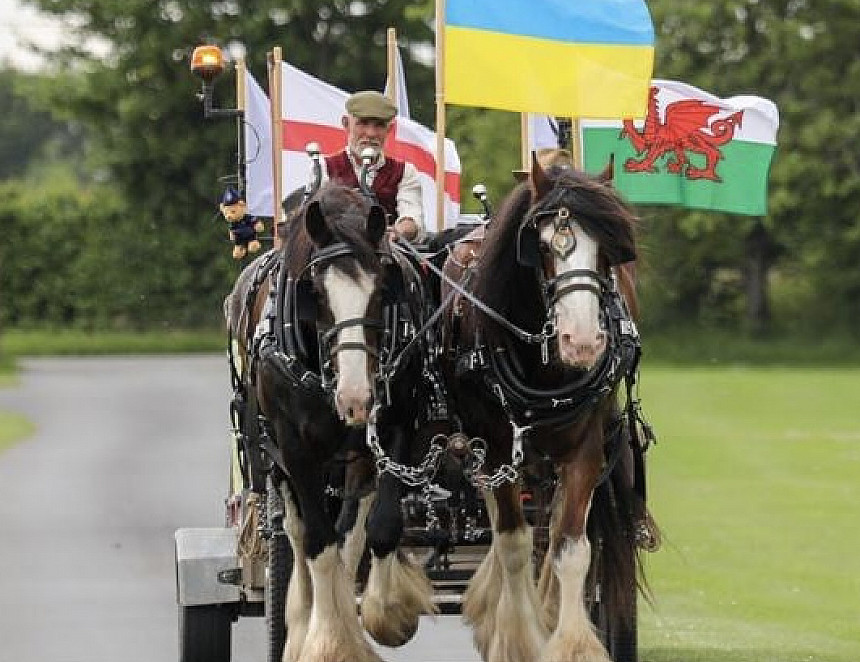 Farmer’s Shire horse charity challenge