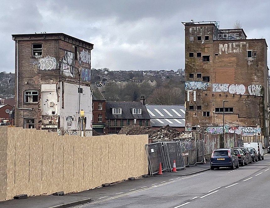 Brewery demolition starts