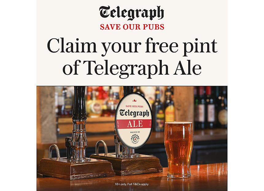 Have a beer on the Telegraph