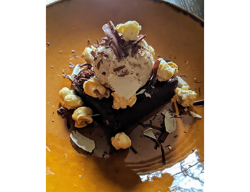 Easter beer brownie