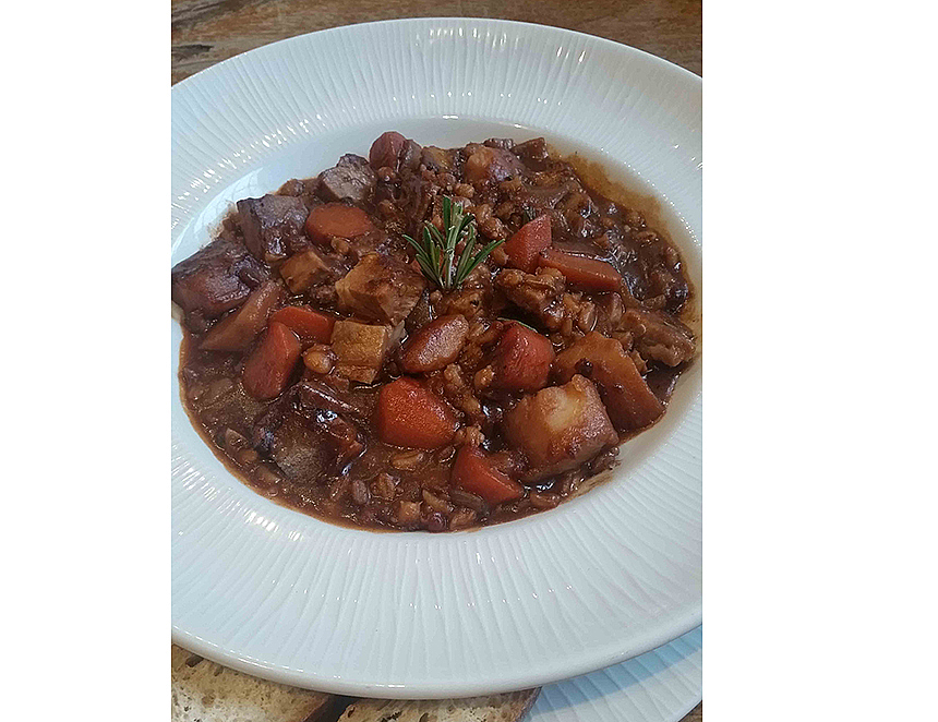 St Patrick’s Day Irish stew with Titanic Stout
