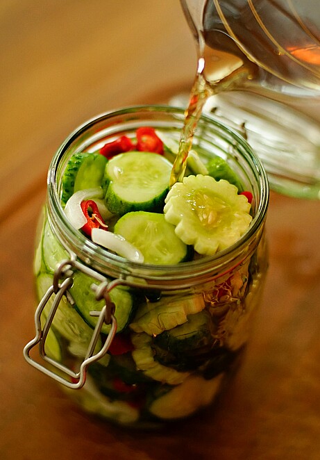 Spicy beer pickle