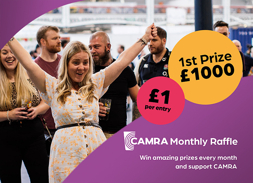 CAMRA Monthly Raffle update – August